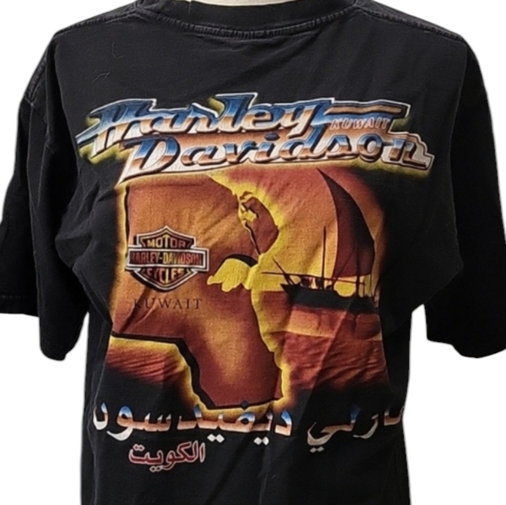 Harley Davidson Motorcycles Kuwait Tshirt - Picture 3 of 4